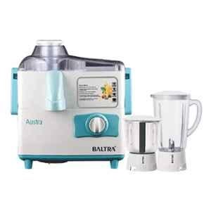 Baltra Austra 550W Poly Carbonate White Juicer Mixer Grinder, BJMG106