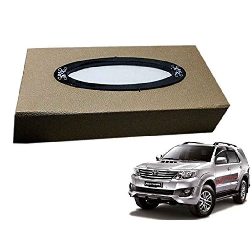 Kozdiko 200 Sheets 100 Pulls Beige Tissue Paper Box for Toyota Fortuner, kozd_7547