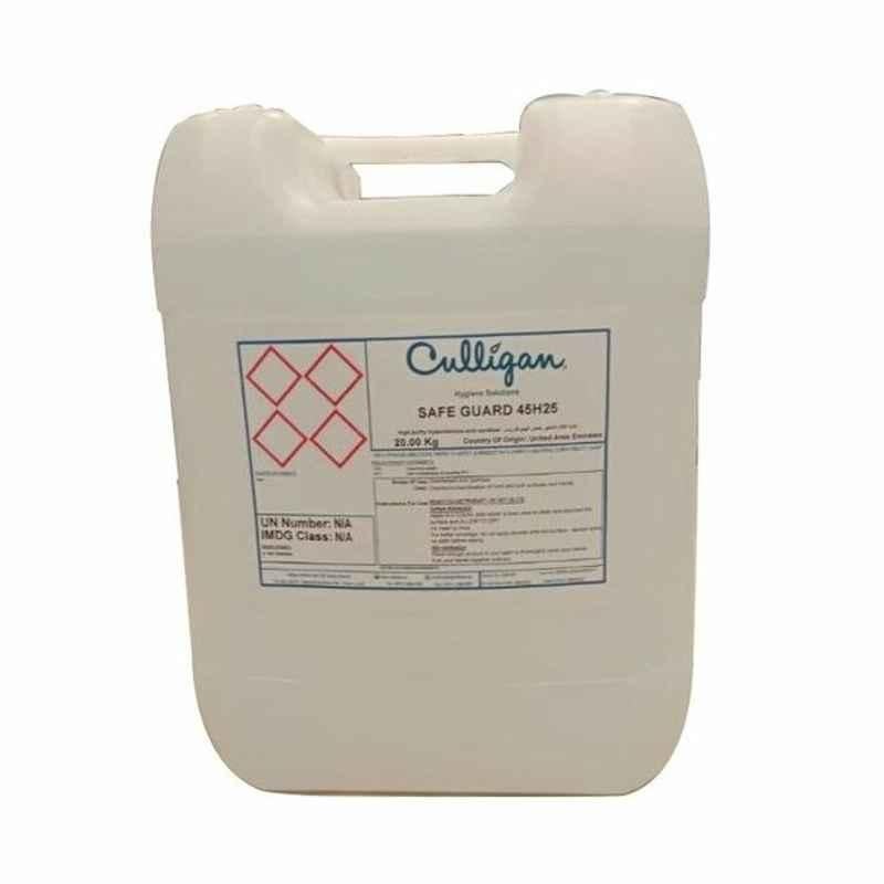 Culligan Multipurpose Disinfectant Solution, 45H25, Safe Guard, DM Approved, 20 L