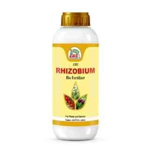 EBS Rhizobium SPP 1 Litre Bio Fertilizer for Nitrogen Fixation in Soil Naturally & Better Absorption Nitrogen (Pack of 5)