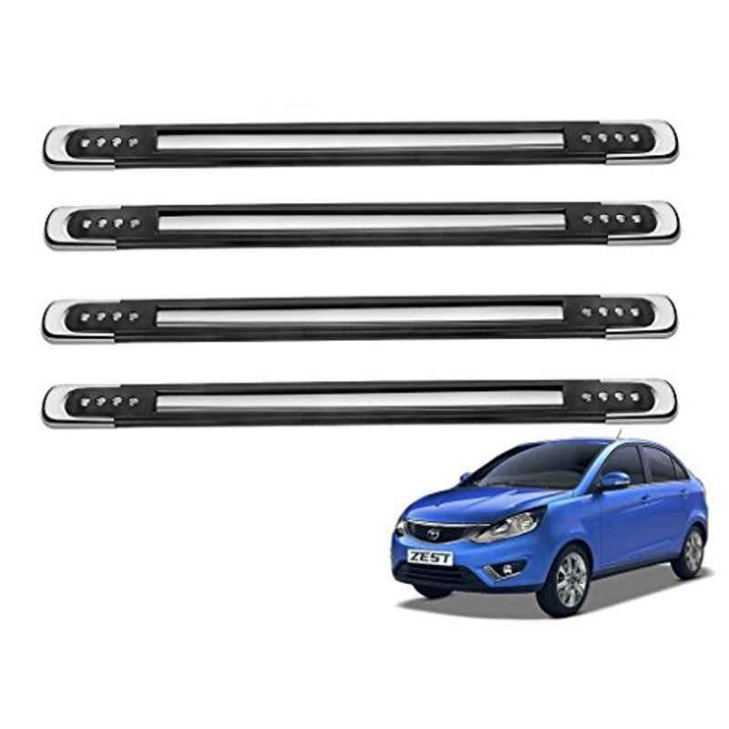 Kozdiko 4 Pcs Black Corner Dots Bumper Protect Set for Tata Zest