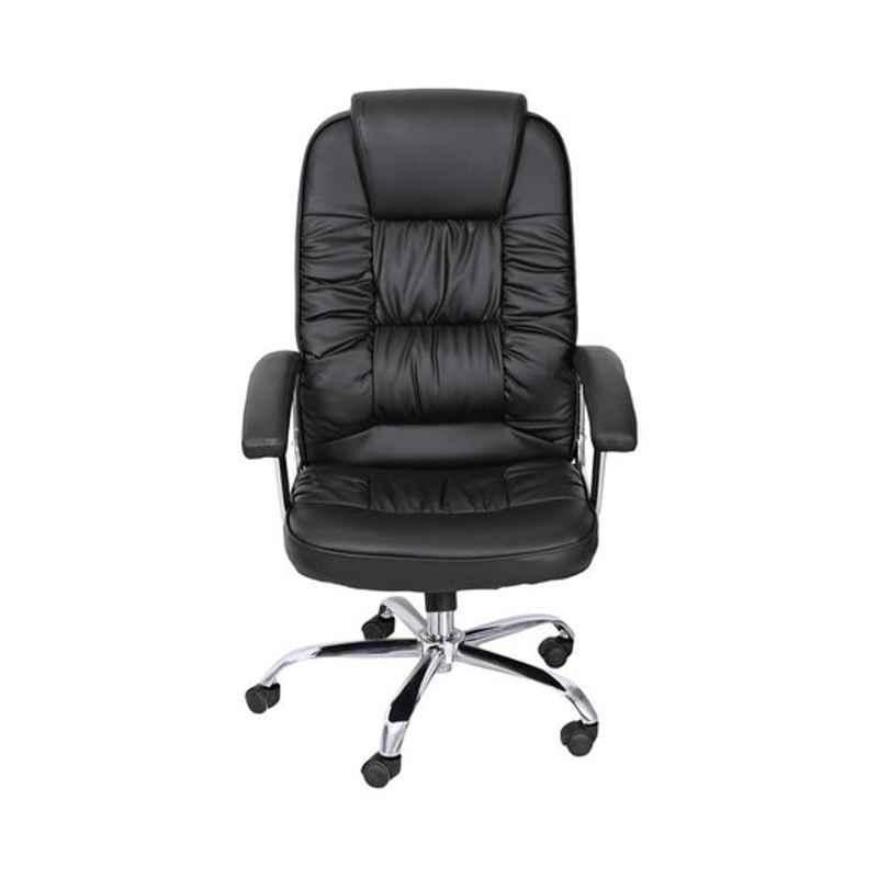 AE 85x85x65cm Metal Black Office Chair with Wheels, AE 9928