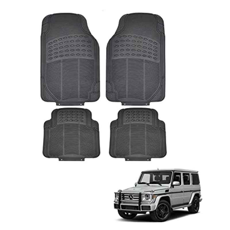 Kozdiko 4 Pcs Rubber Black Car Simple Floor Mat Set for Mercedes Benz G-Class