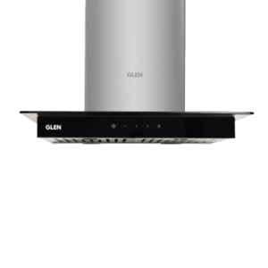 Glen 6062 SX 60cm 1000m /h Silver Straight Line Glass Chimney