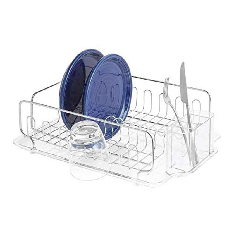 Alloy Steel Sink Dish Drainer Rack with Tray
