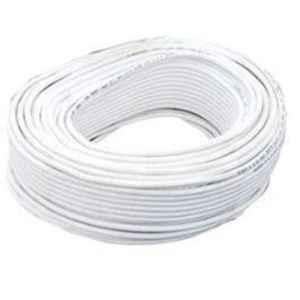 Finolex 90m 3 Plus 1 Core White Copper CCTV Cable, 65913033