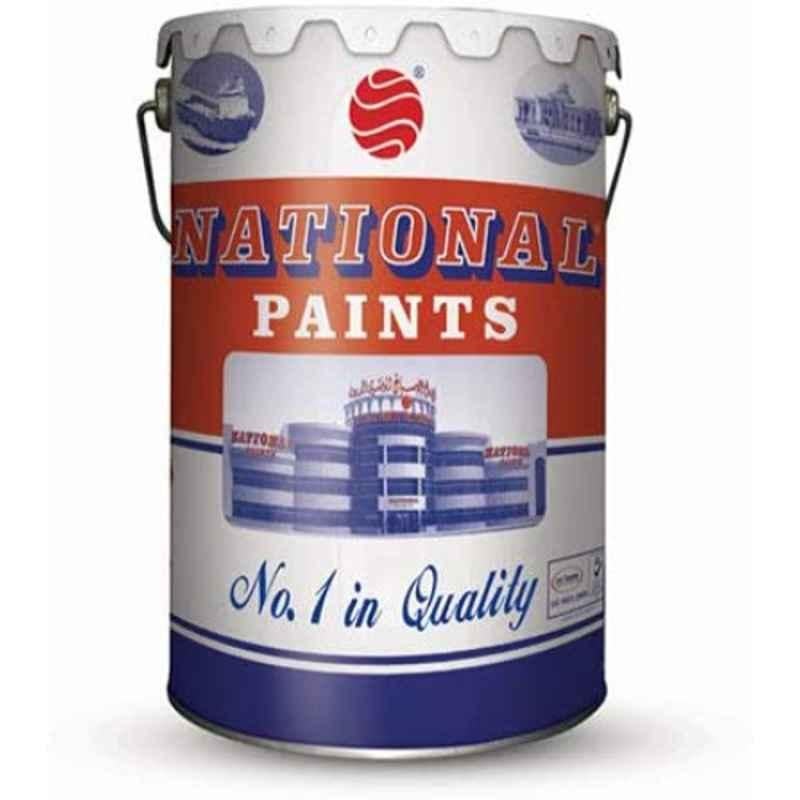 National Paints NP-348-3 3.6L Yellow Oil Based Exterior Paint, 348