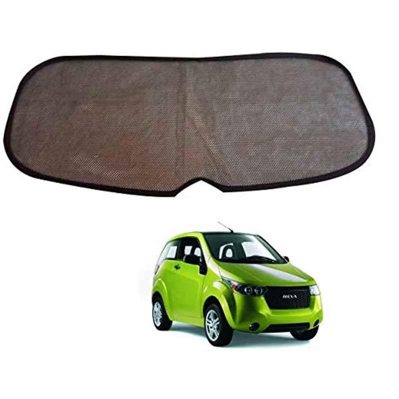 Kozdiko Mesh Black Rear Window Sunshade Car Diggy Curtain for Mahindra Reva