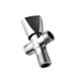 ZAP Brass Chrome Finish 2 In 1 Angle Valve with Wall Flange