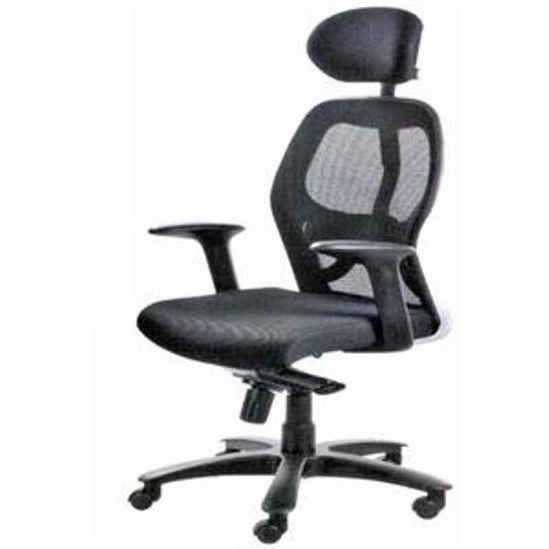 Divano Black Color Modular Office Chair DM948