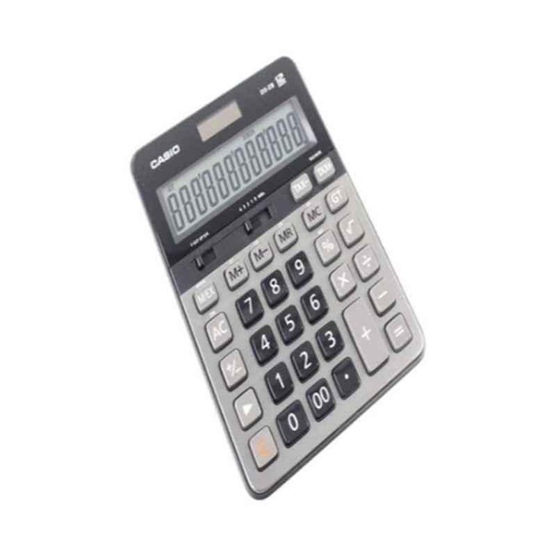 Casio DS-2B 189.5x140x40mm Grey & Black 12 Digit Dual Power Calculator
