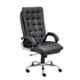 VJ Interior 18x19 inch Black High Back Leather Office Chair, VJ-1419