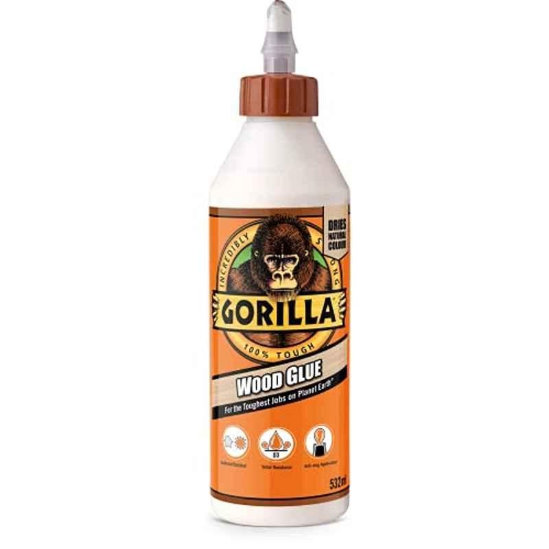 Gorilla 532ml PVA Brown Wood Glue, 5044180
