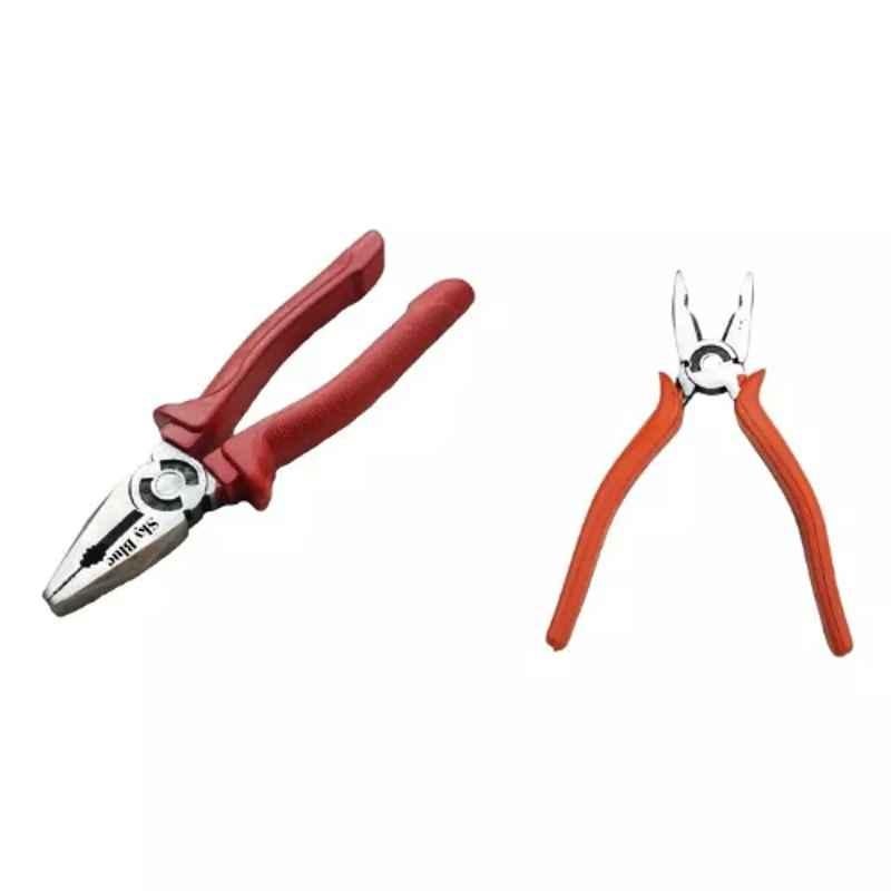 Sky Blue 2 Pcs 7.8 inch Groove Plier Combo, SBE_PLIER_COMBO_MOD_00379