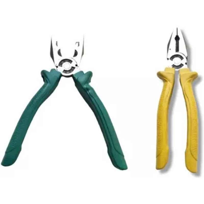 Sky Blue 2 Pcs 7.8 inch Lineman Plier Combo, SBE_PLIER_COMBO_MOD_01171