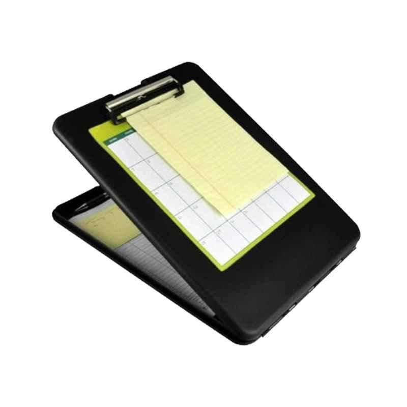 Saunders 00558 A4 Black Fits Forms Slim Mate Storage Clip Board