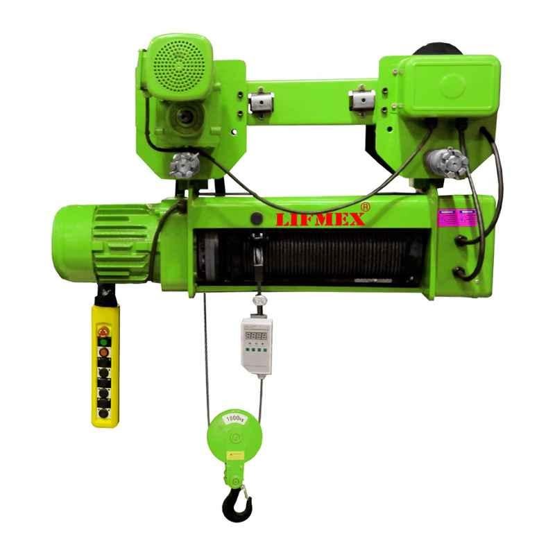 Lifmex 1000kg 1.5kW Electrical Wire Rope Hoist, LSH1