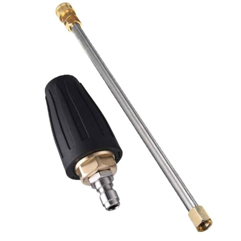 Buy JPT 20 inch Straight Pressure Washer Extension Rod with Turbo Rotating  Brass Nozzle & 1/4 inch Male Connector Online At Price ₹3119