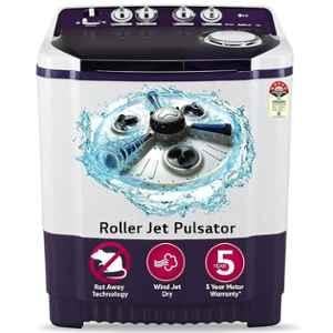 LG 7.5kg 5 Star Purple Semi-Automatic Top Load Washing Machine, P7525SPAZ