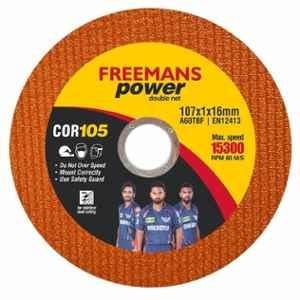 Freemans Power 4 inch Orange Double Net Cut Off Wheel, COR105 (Pack of 25)