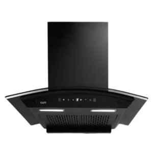 Kaff 90cm 1100CMH Black Auto Clean Wall Mounted Chimney, MAINZ DHC 90