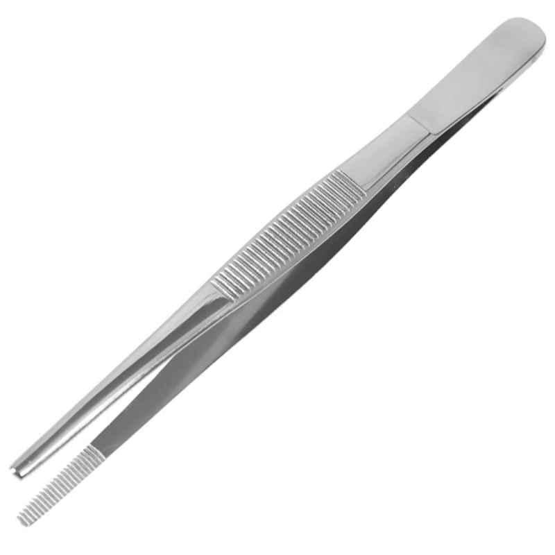 Forgesy 6 inch Stainless Steel Tweezers Thumb Dressing Forcep, X114