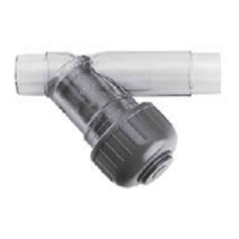 Hepworth 52.305.000 25mm PN 10 PVC-U Transparent Line Strainer with EPDM Seal, 192.305.350
