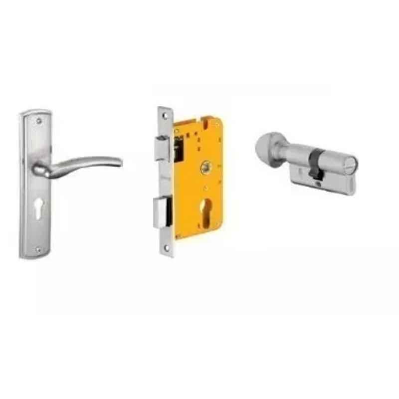 Dorset HL Series Onix 60mm Stainless Steel Patina Finish Door Handle Lock Set with Coin & Knob