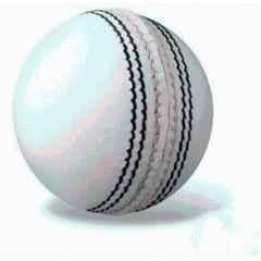 Sports Geek Cricket White Leather Ball (2 Pcs Ball) for Cricket Leather Bat Cricket Leather Ball (Standard Red)