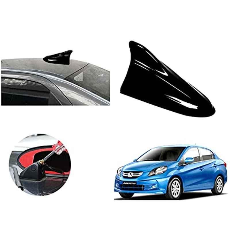 Auto Pearl ABS Black Universal Replacement Shark Fin Car Roof Antenna For Honda Amaze