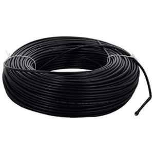 KEI 2.5 Sqmm Copper Single Core Black PVC Flexible-FRLS Wire Cable, Length: 180 m
