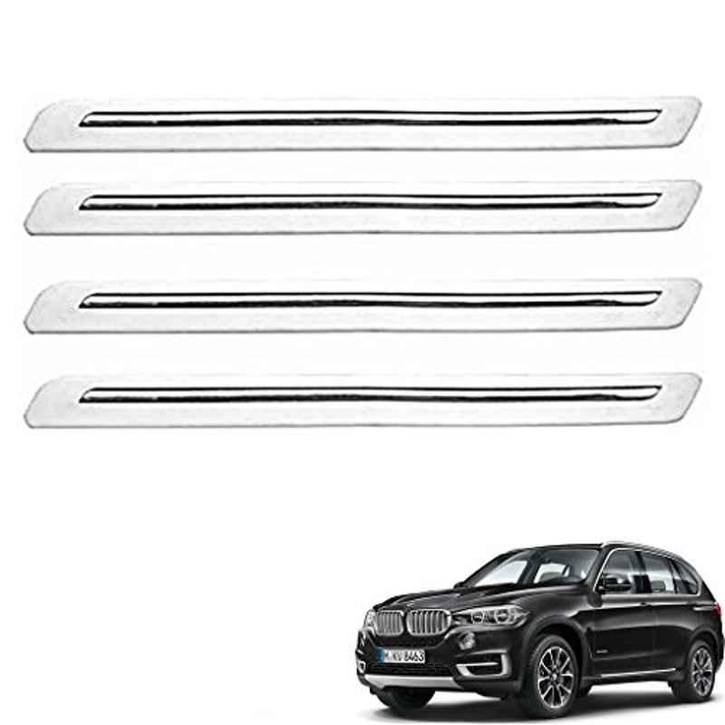 Kozdiko 4 Pcs White Car Bumper Protector Set for Chevrolet Captiva