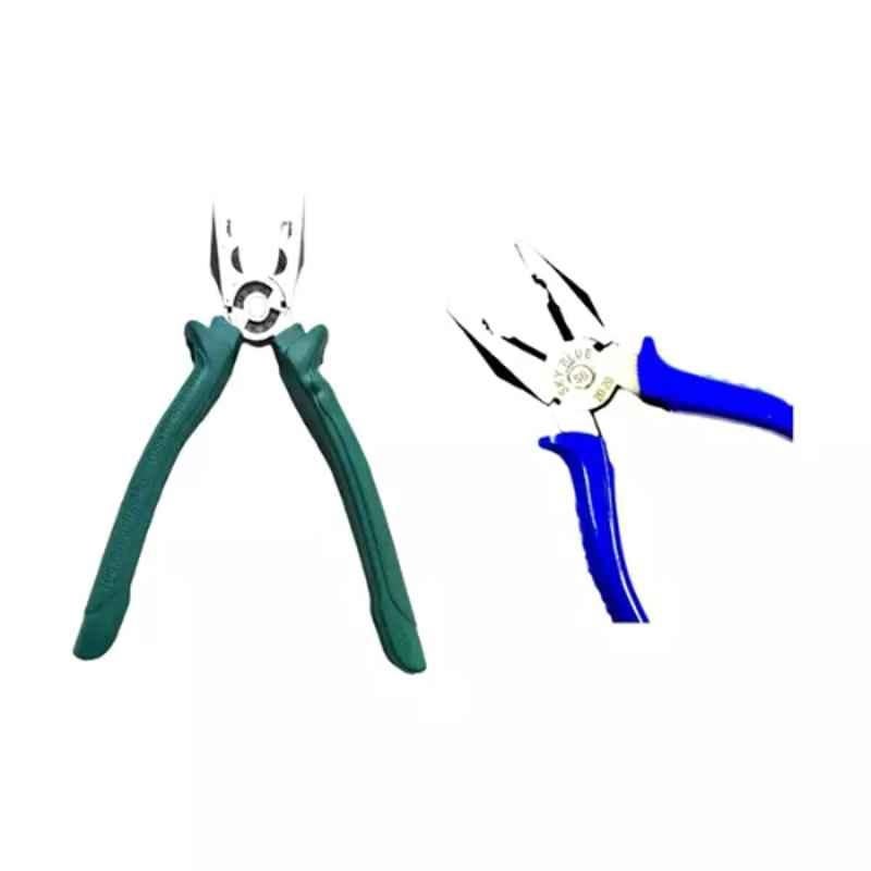 Sky Blue 2 Pcs 7.8 inch Lineman Plier Combo, SBE_PLIER_COMBO_MOD_01423