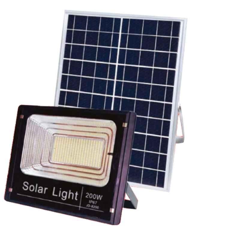 Jalux 25W 6500K to 7500K Cool White LED Solar Flood Light, SC-SF001