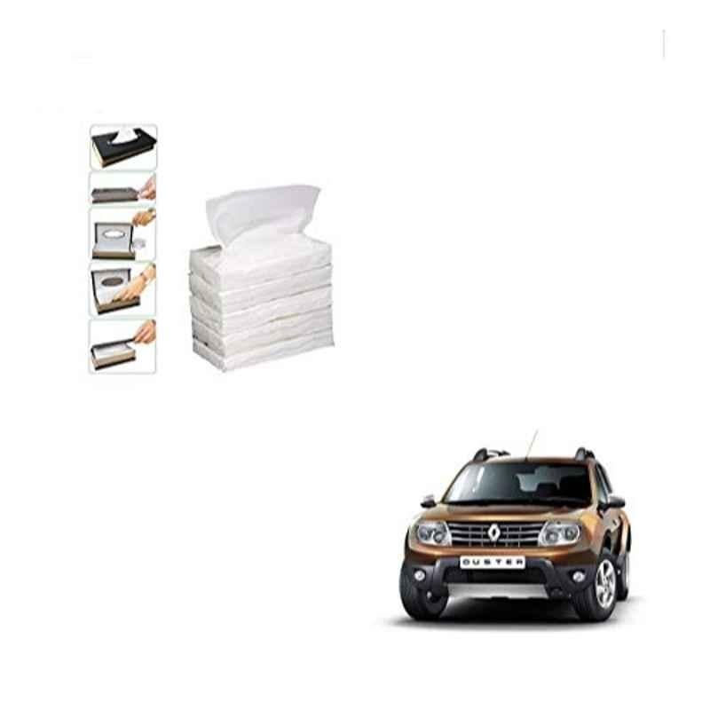 Kozdiko 100 Pulls Dispenser Box Refiller Tissue Paper with 200 Sheets for Renault Duster (Pack of 5)