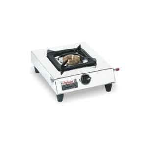 Padmini 1 Burner Silver Manual Ignition Stainless Steel Gas Stove, 1BR CS-102