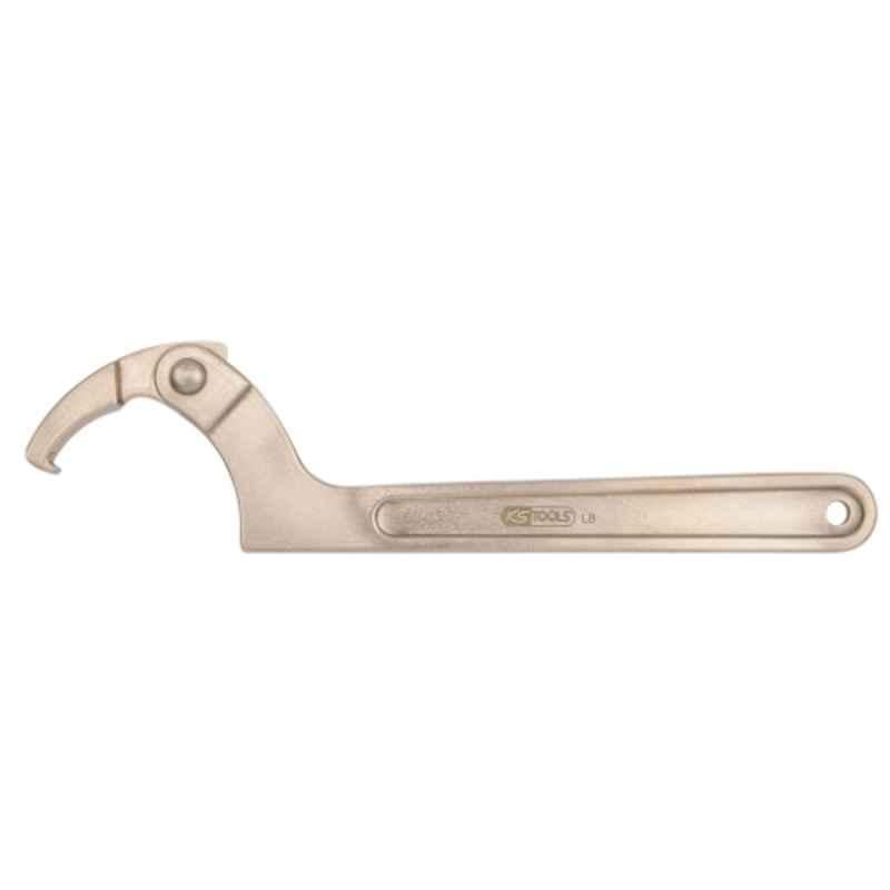 KS Tools Bronze Plus 50-120mm Aluminium Pivot Hook Wrench with Pin, 963.8208