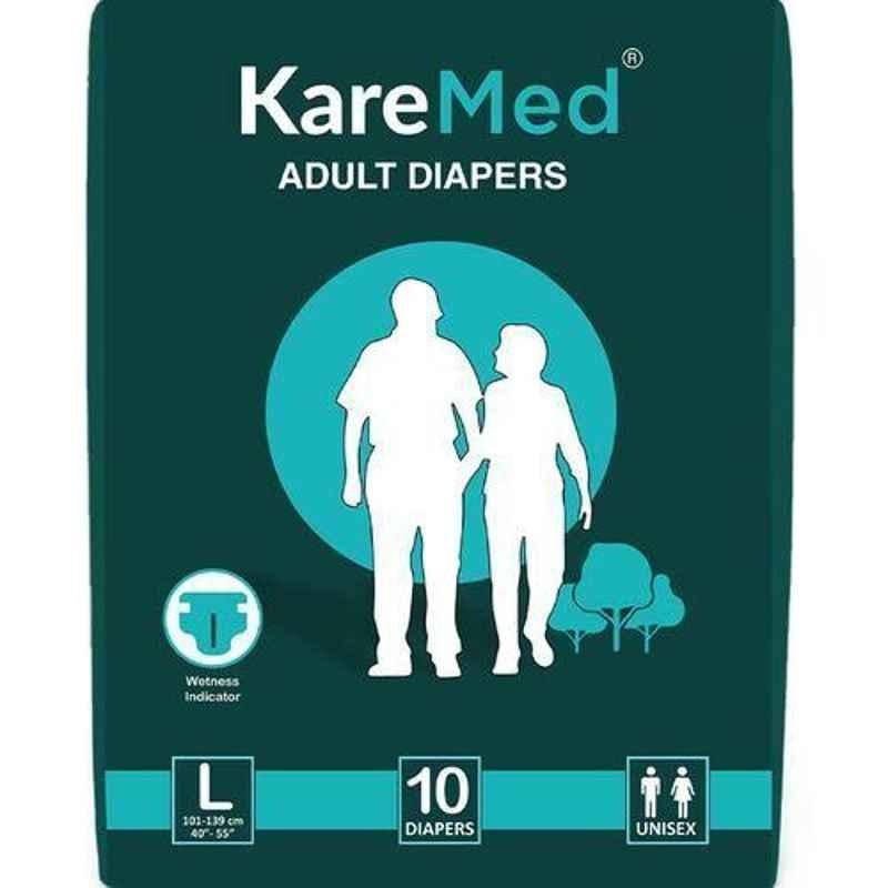 Kare-Med 10 Pcs 101-119cm Large Adult Diaper Set