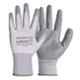 Karam HS-31 Prokut PU& Polyster White Safety Gloves, Size: XL