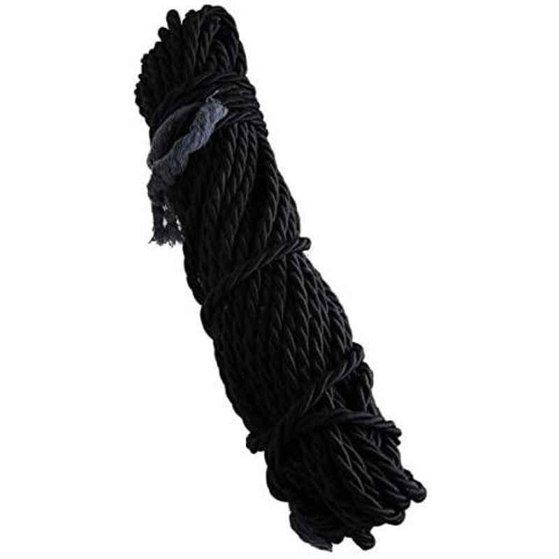 AOW Leg Guard Rope, Extra Long 28 Meters Long &a; Heavy Leg Guard Rope (Black) FOR Bullet Electra Twin Spark-picture-24