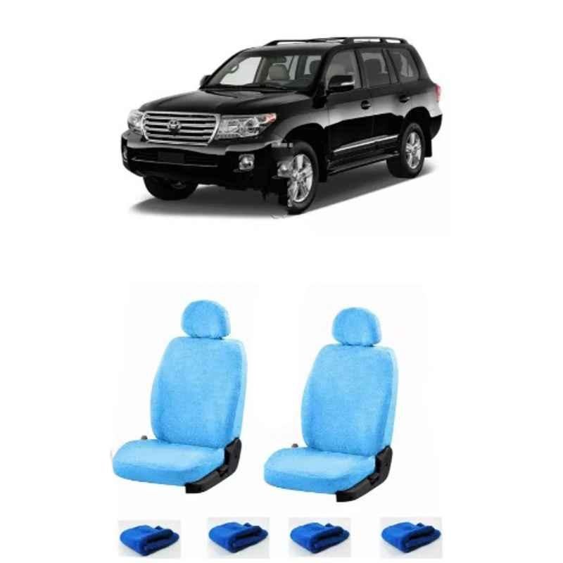Oscar Sky Blue Aut-Sn-4595 Towel 1 Pcs\\Set Toyota Land Cruiser Car Seat Cover