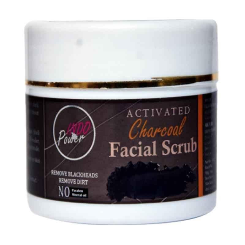 Indopower DD48 100g Activated Charcoal Facial Scrub