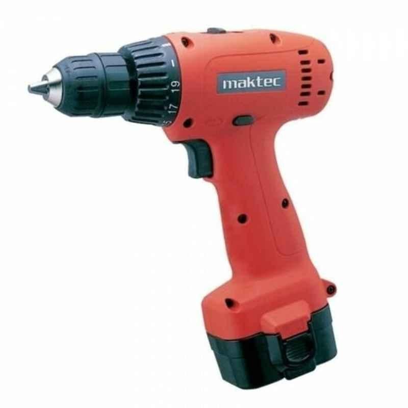 Maktec Cordless Drill/Driver, MT062SK2SP, 9.6V, 700 RPM, 10MM