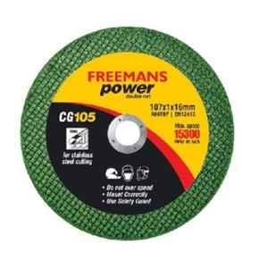 Freemans Power 4 inch Green Double Net Inox Cut Off Wheel, CG105 (Pack of 50)