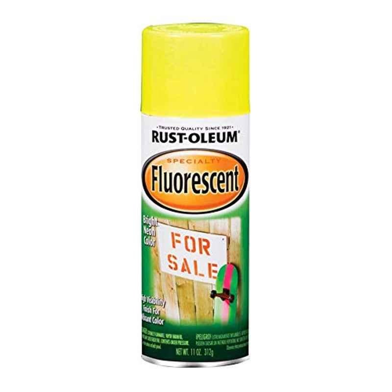 Rust-Oleum Specialty 11 Oz Yellow 1942830 Fluorescent Spray Paint