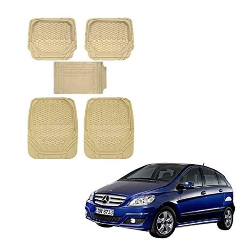 Kozdiko 5 Pcs 8855TW Beige Car Foot Mat Set for Mercedes Benz B-Class Electric, koz_38703