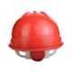 Allen Cooper Red Polymer Ratchet Type Safety Helmet with Chin Strap, SH722-R