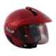Habsolite HB-ER01 Estilo Red Flip Up Open Face Helmet with Retractable Visor & Adjustable Strap, Size: M