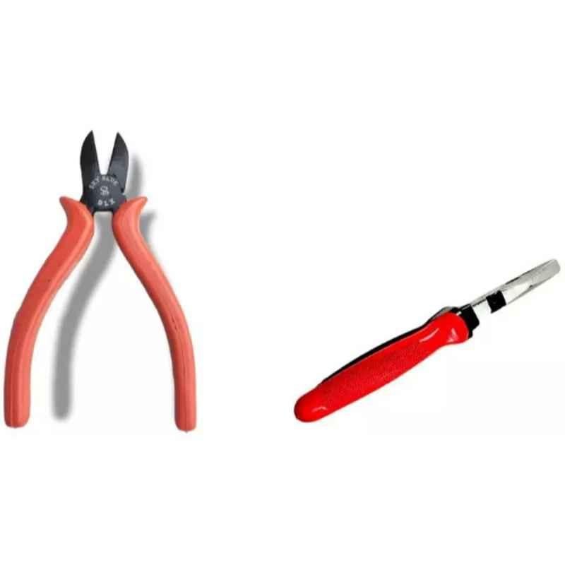 Sky Blue 2 Pcs 7.8 inch Lineman Plier Combo, SBE_PLIER_COMBO_MOD_00800