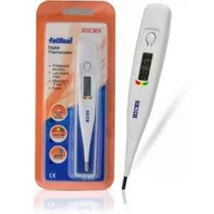 Hicks 89.6-109.2 deg F White Digital Thermometer with LCD Display, MT-401R (Pack of 2)